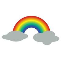 vetor de ícone do arco-íris