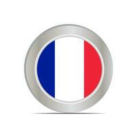 a nacional bandeira do francês Guiana é isolado dentro oficial cores. vetor