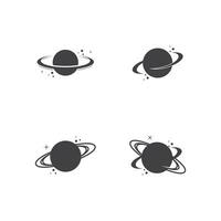 uma Saturno planeta símbolo vetor ilustração