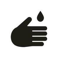 mão lavando e mão desinfetante ícone gráfico vetor Projeto ilustração