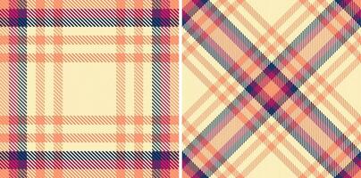 tartan Verifica xadrez do fundo tecido desatado com uma padronizar vetor textura têxtil.