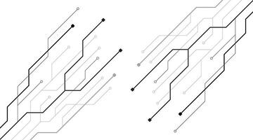 o circuito borda tecnologia fundo. futuro eletrônicos tecnologia conceito. movimento. vetor ilustração elemento