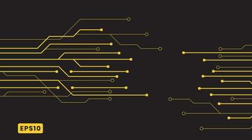 o circuito borda tecnologia fundo. futuro eletrônicos tecnologia conceito. movimento. vetor ilustração elemento