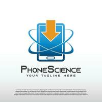 tecnologia logotipo com Móvel telefone conceito, tecnologia ícone, ilustração elemento-vetor vetor