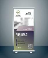 banner roll up corporativo vetor