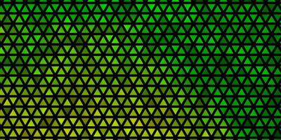 padrão de vetor verde claro com estilo poligonal.