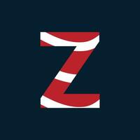 z carta logotipo ou z texto logotipo e z palavra logotipo Projeto. vetor