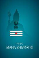 vetor. feliz maha Shivratri história. hindu. festival .social meios de comunicação publicar. feliz festival vetor