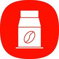 design de ícone de vetor de saco de café