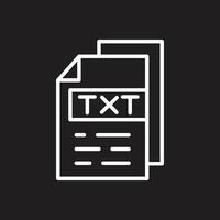 TXT vetor ícone Projeto