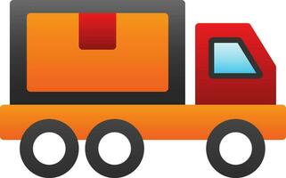 design de ícone de vetor de caminhão de entrega