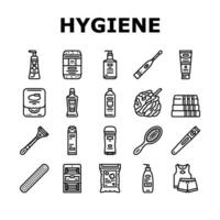 higiene vírus mão Sabonete limpar \ limpo ícones conjunto vetor