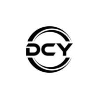 dcy logotipo projeto, inspiração para uma único identidade. moderno elegância e criativo Projeto. marca d'água seu sucesso com a impressionante isto logotipo. vetor