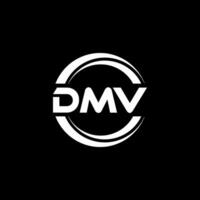 dmv logotipo projeto, inspiração para uma único identidade. moderno elegância e criativo Projeto. marca d'água seu sucesso com a impressionante isto logotipo. vetor