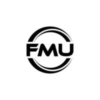 fmu logotipo projeto, inspiração para uma único identidade. moderno elegância e criativo Projeto. marca d'água seu sucesso com a impressionante isto logotipo. vetor