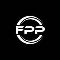 fpp logotipo projeto, inspiração para uma único identidade. moderno elegância e criativo Projeto. marca d'água seu sucesso com a impressionante isto logotipo. vetor