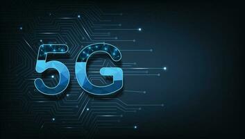 5g Móvel rede tecnologia conceito. vetor