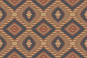 motivo ikat paisley bordado fundo. ikat Projeto geométrico étnico oriental padronizar tradicional. ikat asteca estilo abstrato Projeto para impressão textura, tecido, saree, sari, tapete. vetor