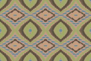 ikat damasco bordado fundo. ikat impressão geométrico étnico oriental padronizar tradicional.asteca estilo abstrato vetor ilustração.design para textura,tecido,vestuário,embrulho,sarongue.