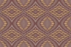 ikat damasco bordado fundo. ikat desatado geométrico étnico oriental padronizar tradicional.asteca estilo abstrato vetor ilustração.design para textura,tecido,vestuário,embrulho,sarongue.