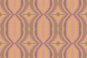 ikat desatado padronizar bordado fundo. ikat floral geométrico étnico oriental padronizar tradicional. ikat asteca estilo abstrato Projeto para impressão textura, tecido, saree, sari, tapete. vetor