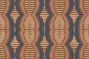 motivo ikat desatado padronizar bordado fundo. ikat impressões geométrico étnico oriental padronizar tradicional.asteca estilo abstrato vetor Projeto para textura,tecido,vestuário,embrulho,sarongue.