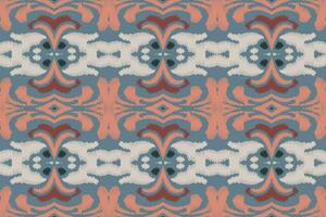 ikat floral paisley bordado fundo. ikat desatado geométrico étnico oriental padronizar tradicional.asteca estilo abstrato vetor ilustração.design para textura,tecido,vestuário,embrulho,sarongue.