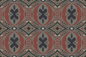 ikat damasco paisley bordado fundo. ikat fundo geométrico étnico oriental padronizar tradicional. ikat asteca estilo abstrato Projeto para impressão textura, tecido, saree, sari, tapete. vetor