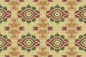 ikat damasco paisley bordado fundo. ikat floral geométrico étnico oriental padronizar tradicional.asteca estilo abstrato vetor ilustração.design para textura,tecido,vestuário,embrulho,sarongue.