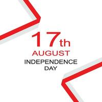 independência dia do Indonésia logotipo vetor