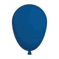 balão de hélio azul vetor