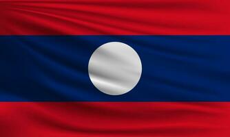 vetor bandeira do Laos