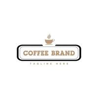 café fazer compras vintage vetor logotipo. hipster e retro estilo. perfeito para seu o negócio Projeto.