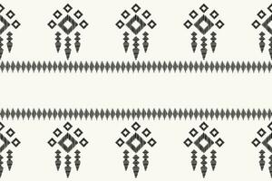 étnico ikat tecido padronizar geométrico estilo.africano ikat bordado étnico oriental padronizar Preto branco fundo. resumo,illustration.texture,vestuário,quadro,decoração,tapete,motivo. vetor