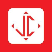 criativo simples inicial monograma jc logotipo projetos. vetor