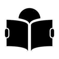 lendo livro plano vetor ícone Educação símbolo classe do placa ilustração para gráfico projeto, logotipo, rede site, social meios de comunicação, Móvel aplicativo, ui ilustração