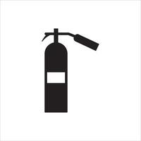 fogo extintor ícone vetor ilustração símbolo