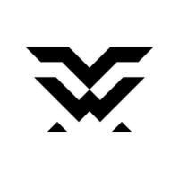 m e W carta logotipo Projeto vetor