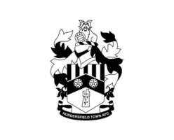 Huddersfield Cidade clube logotipo símbolo Preto premier liga futebol abstrato Projeto vetor ilustração