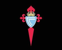 celta de vigo clube logotipo símbolo la liga Espanha futebol abstrato Projeto vetor ilustração com Preto fundo