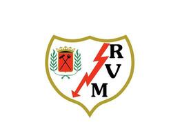 rayo valecano clube símbolo logotipo la liga Espanha futebol abstrato Projeto vetor ilustração