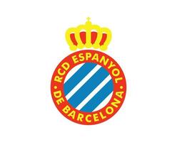 espanyol clube logotipo símbolo la liga Espanha futebol abstrato Projeto vetor ilustração