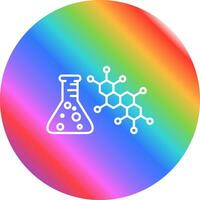 ícone de vetor de química