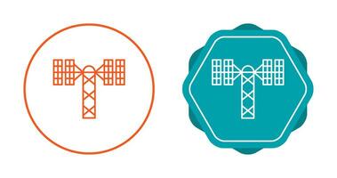 ícone de vetor de torre de satélite