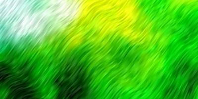 textura de vetor verde-claro amarelo com arco circular