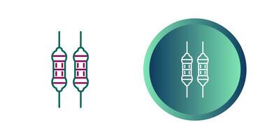 ícone de vetor de resistor