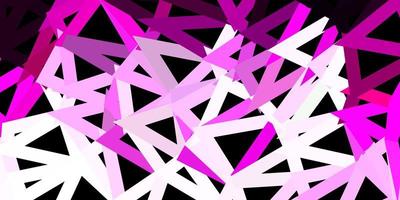 modelo de triângulo poli de vetor rosa claro