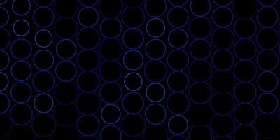 padrão de vetor azul rosa escuro com esferas