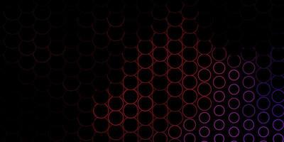 textura vector vermelho-rosa escuro com discos