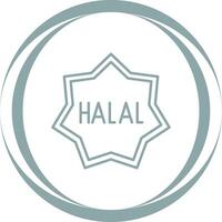 ícone de vetor halal